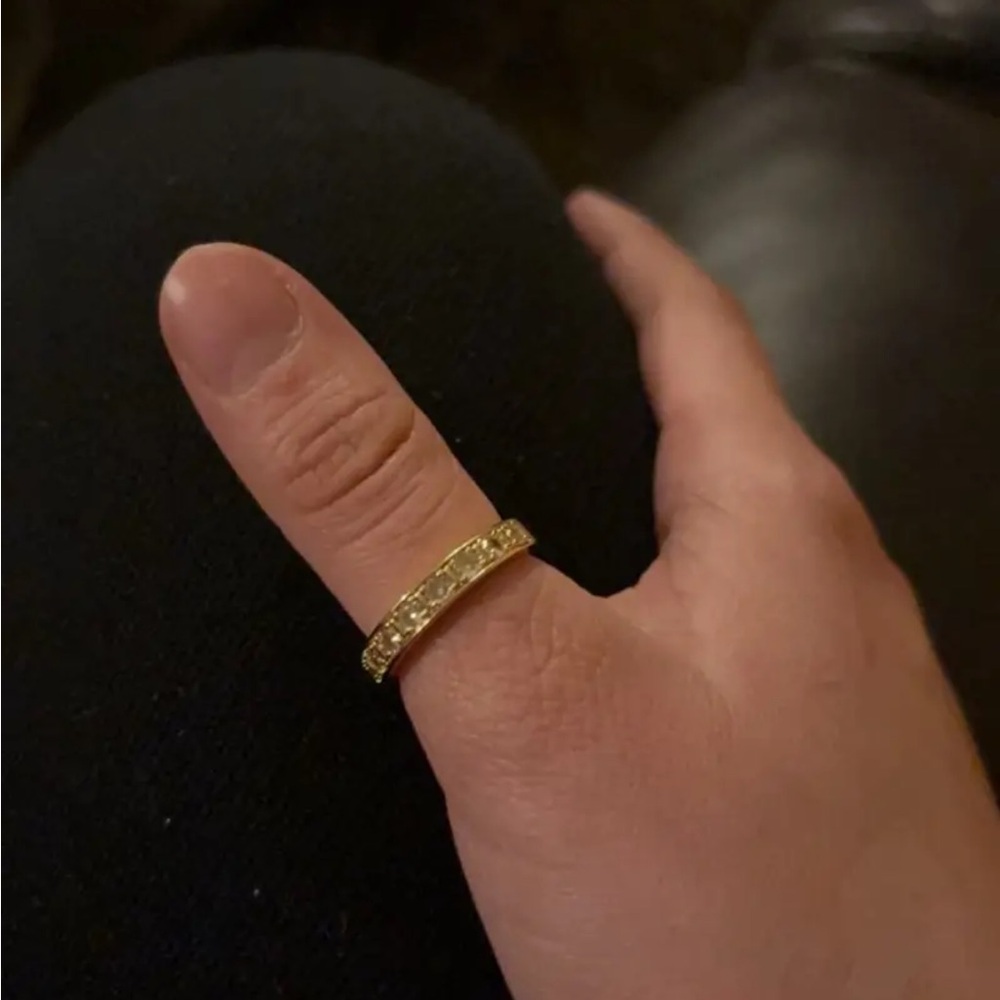 Retro Bohemian Gold Stack Ring Set - SIZE 7 - Picture 12 of 16